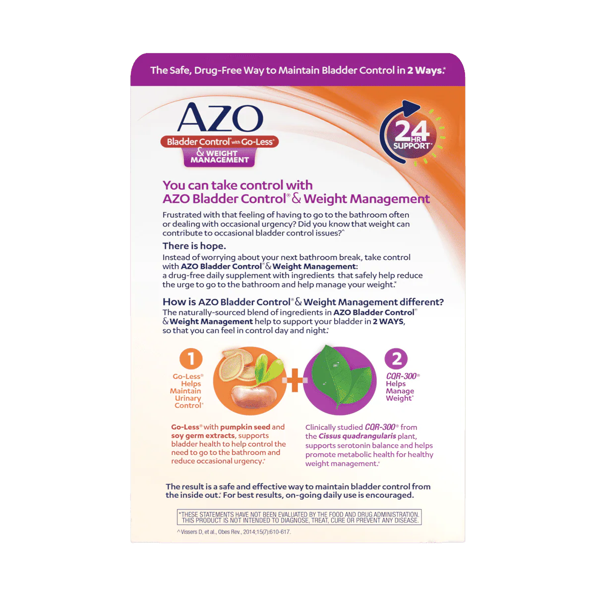 AZO® Bladder Control & Weight Management Capsules - Image 4
