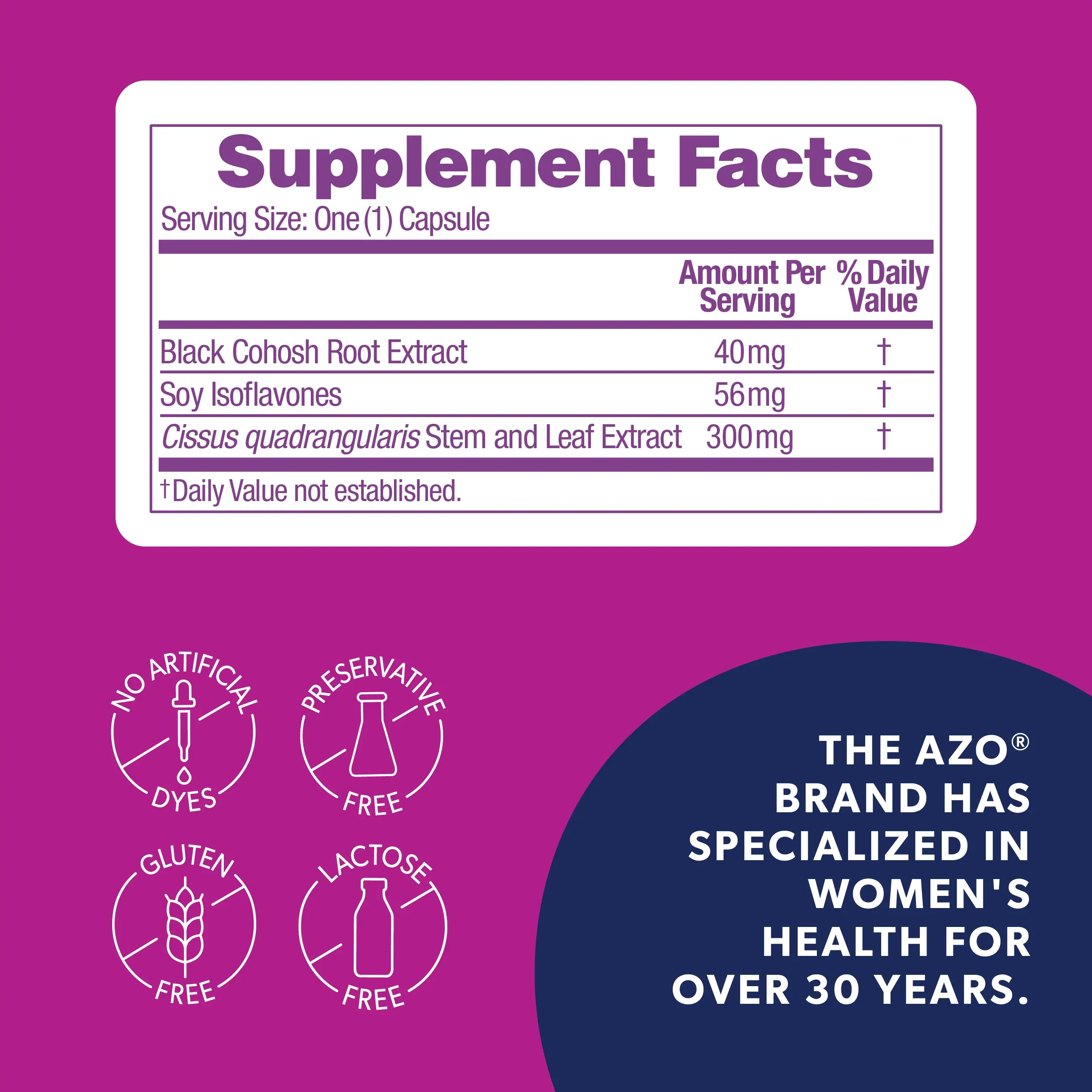 AZO® Daily Pre-Menopause Support Capsules - Image 5