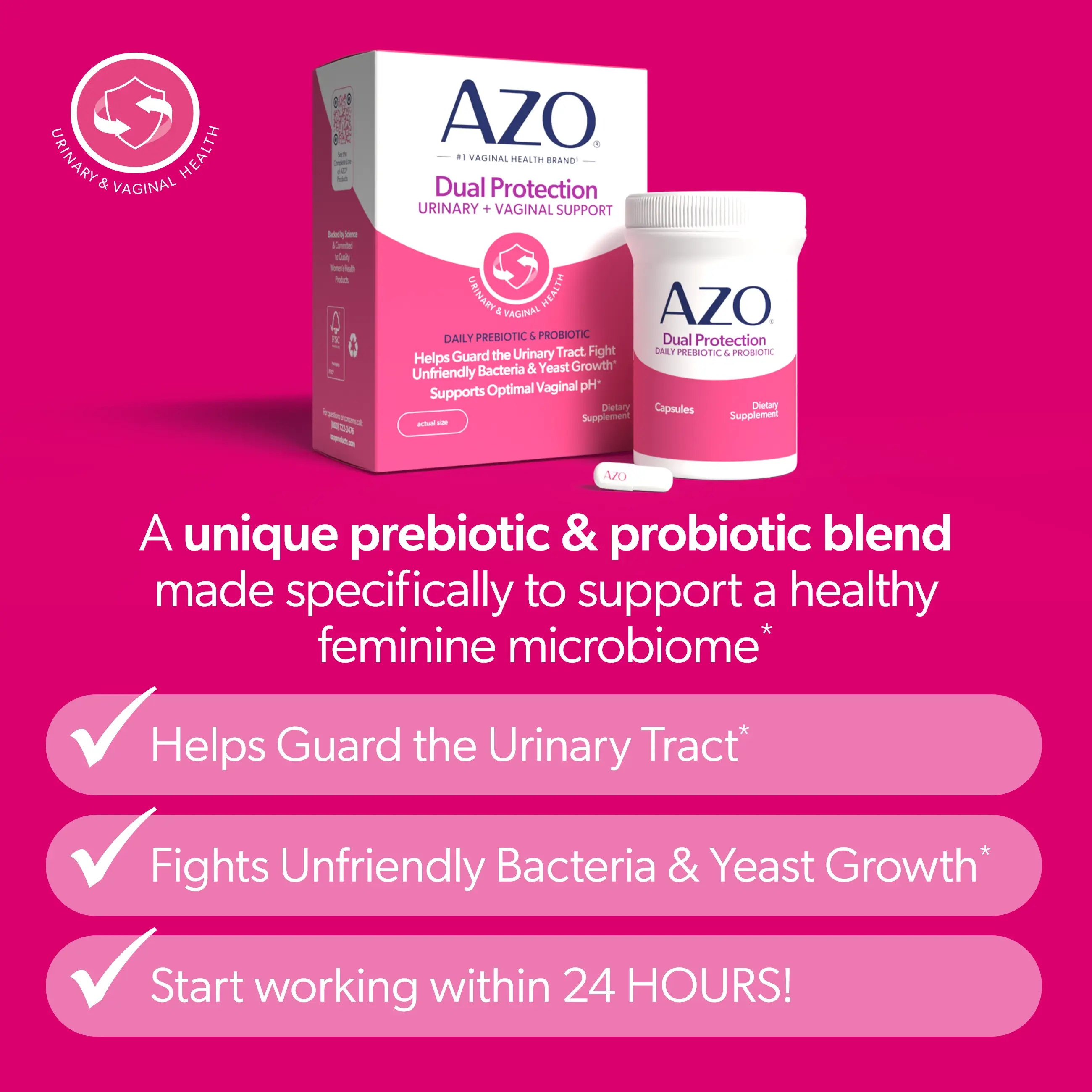 AZO® Urinary & Vaginal Support Bundle - Image 3