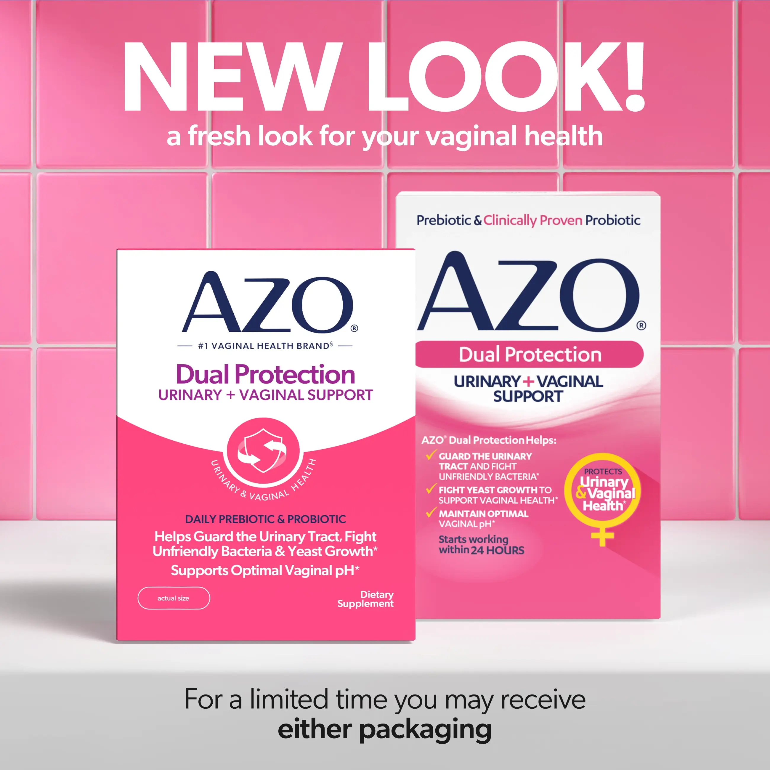 AZO® Dual Protection Urinary + Vaginal Support Capsules - Image 3