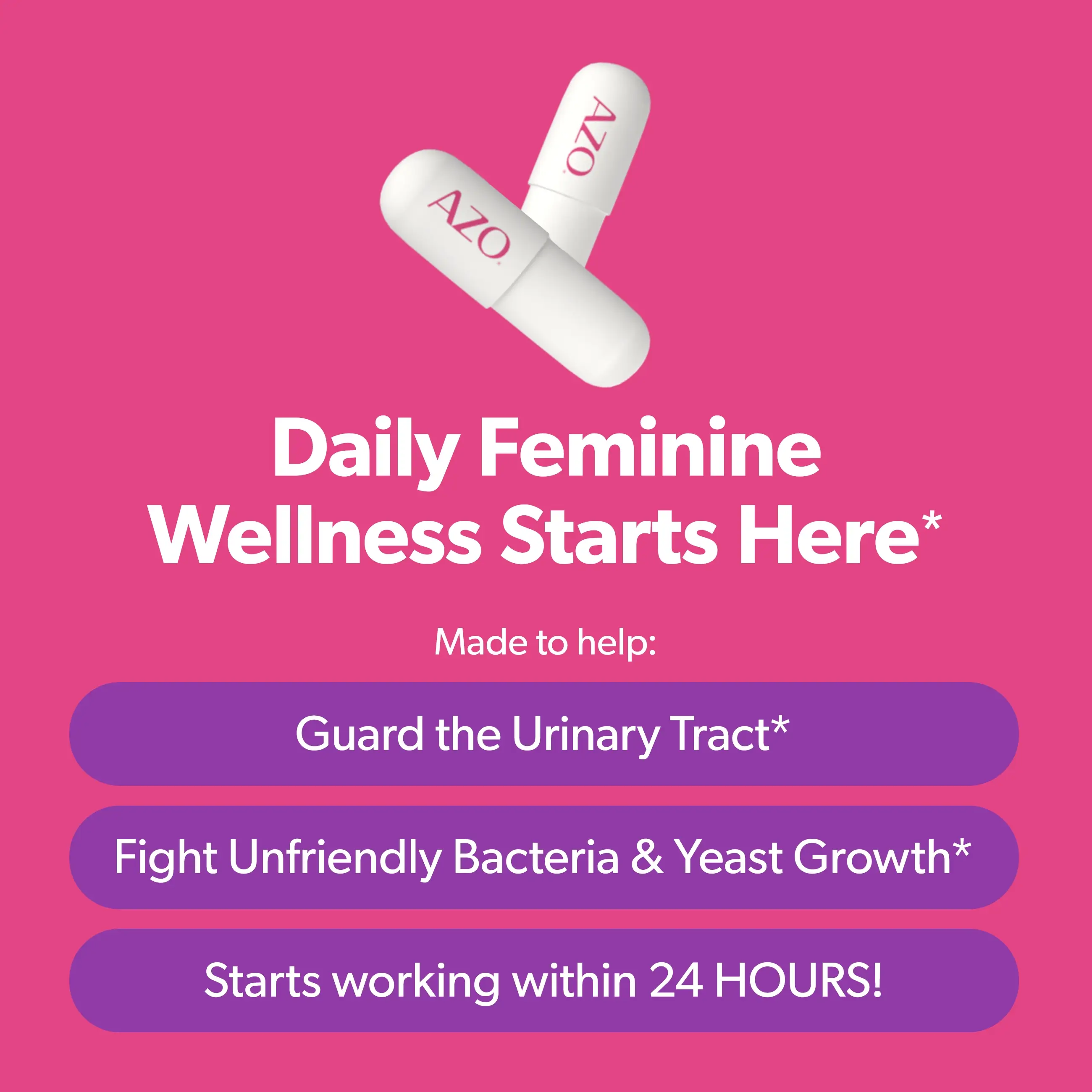 AZO® Dual Protection Urinary + Vaginal Support Capsules - Image 4
