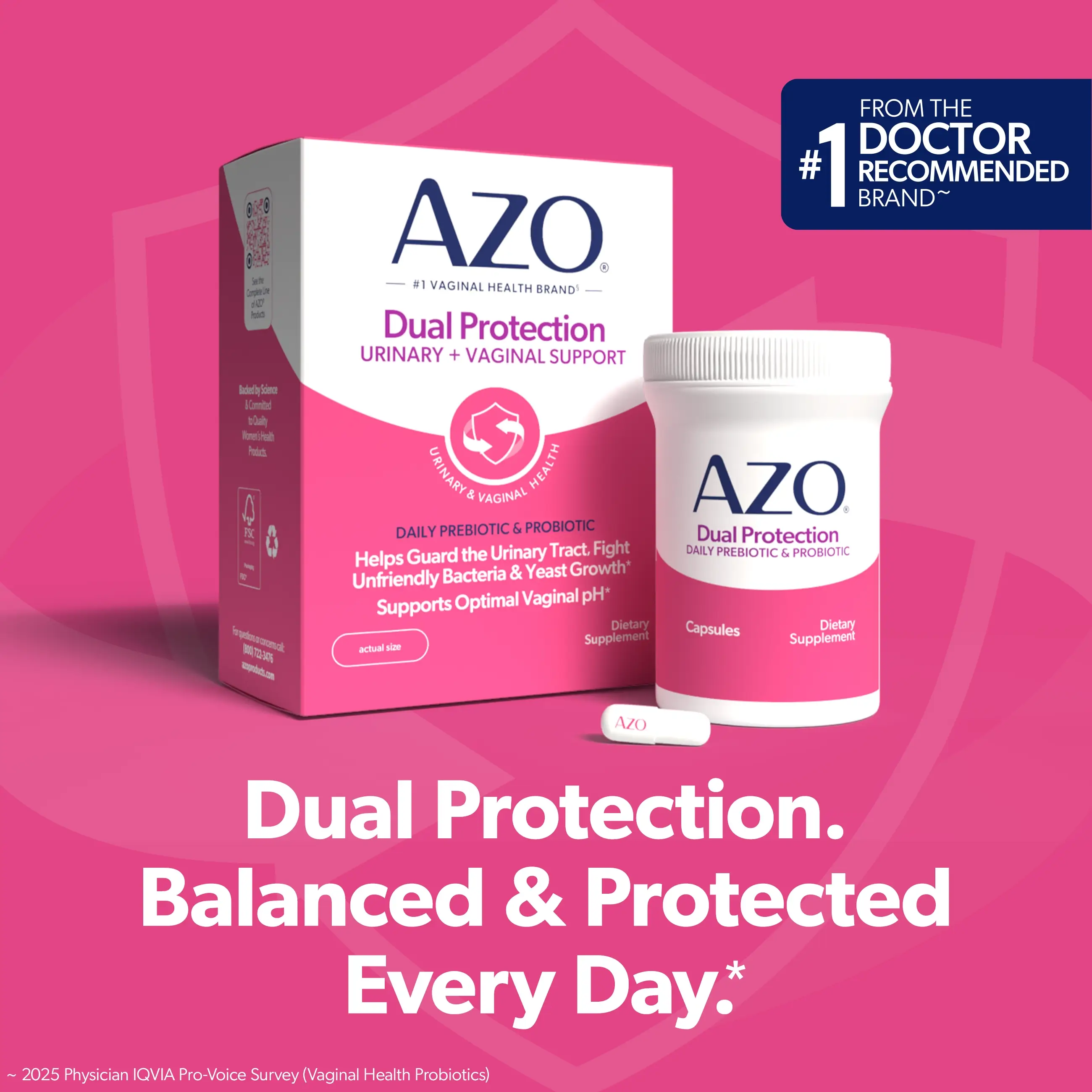 AZO® Dual Protection Urinary + Vaginal Support Capsules - Image 7