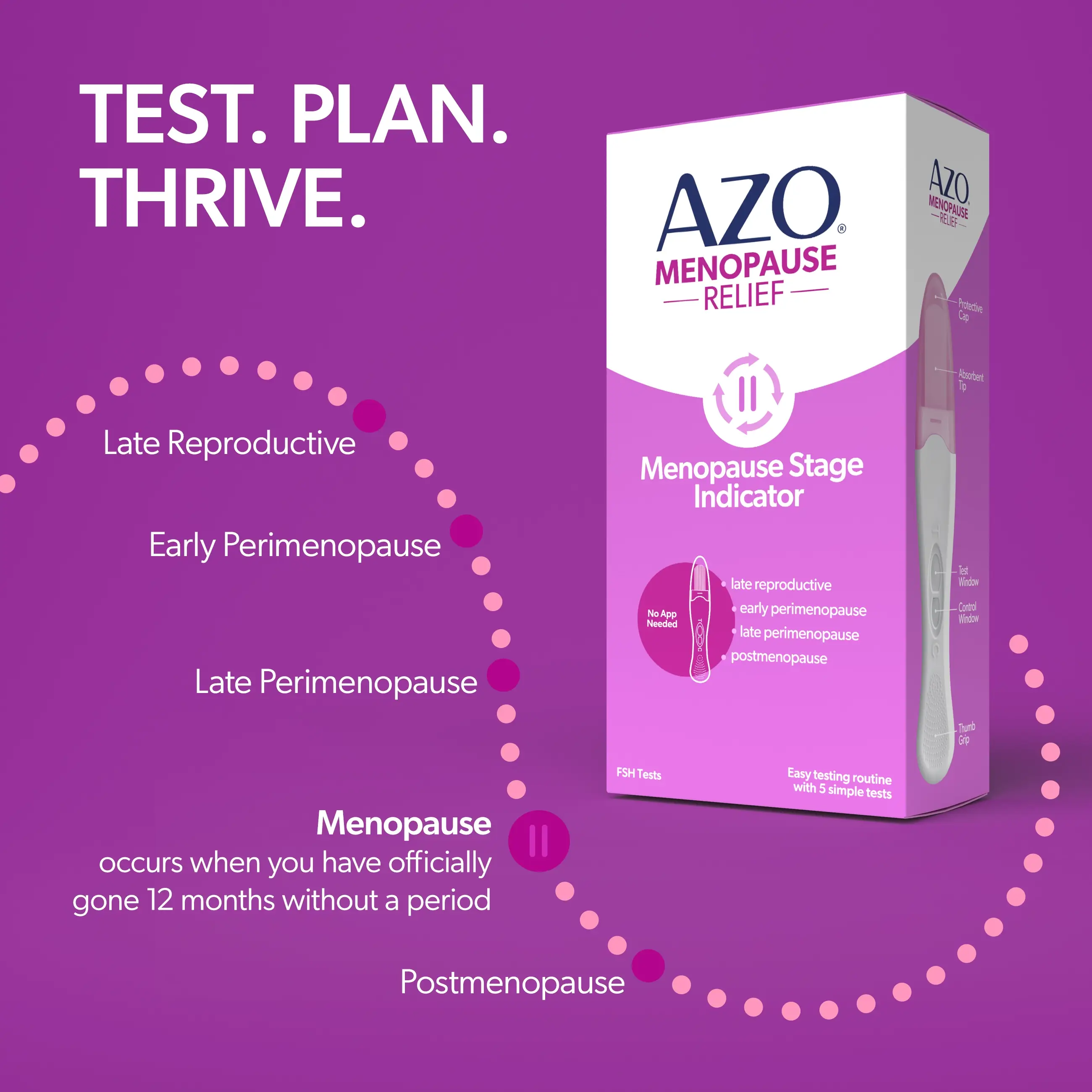AZO® Menopause Relief Menopause Stage Indicator Test - Image 7