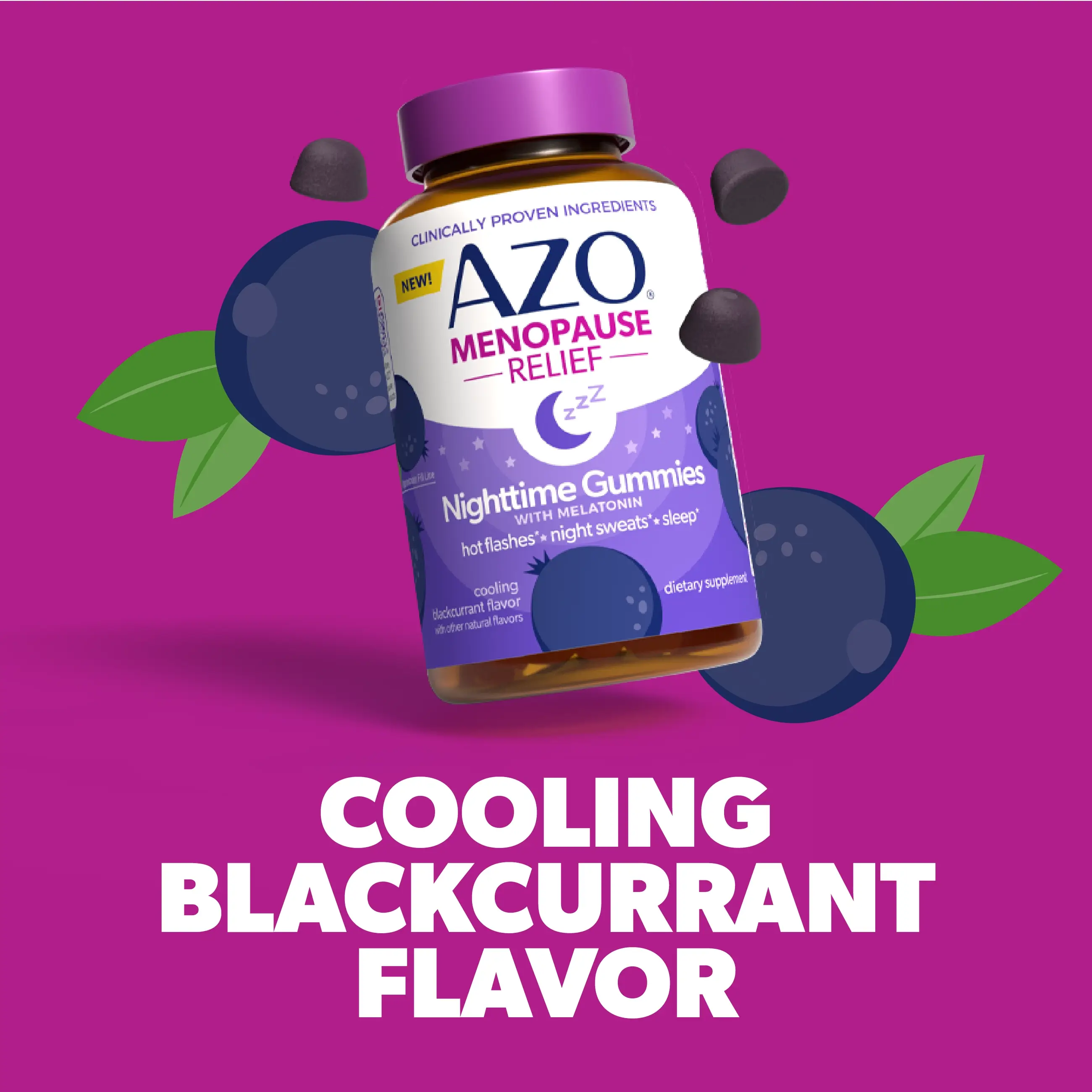 AZO® Menopause Relief Nighttime Gummies - Image 3