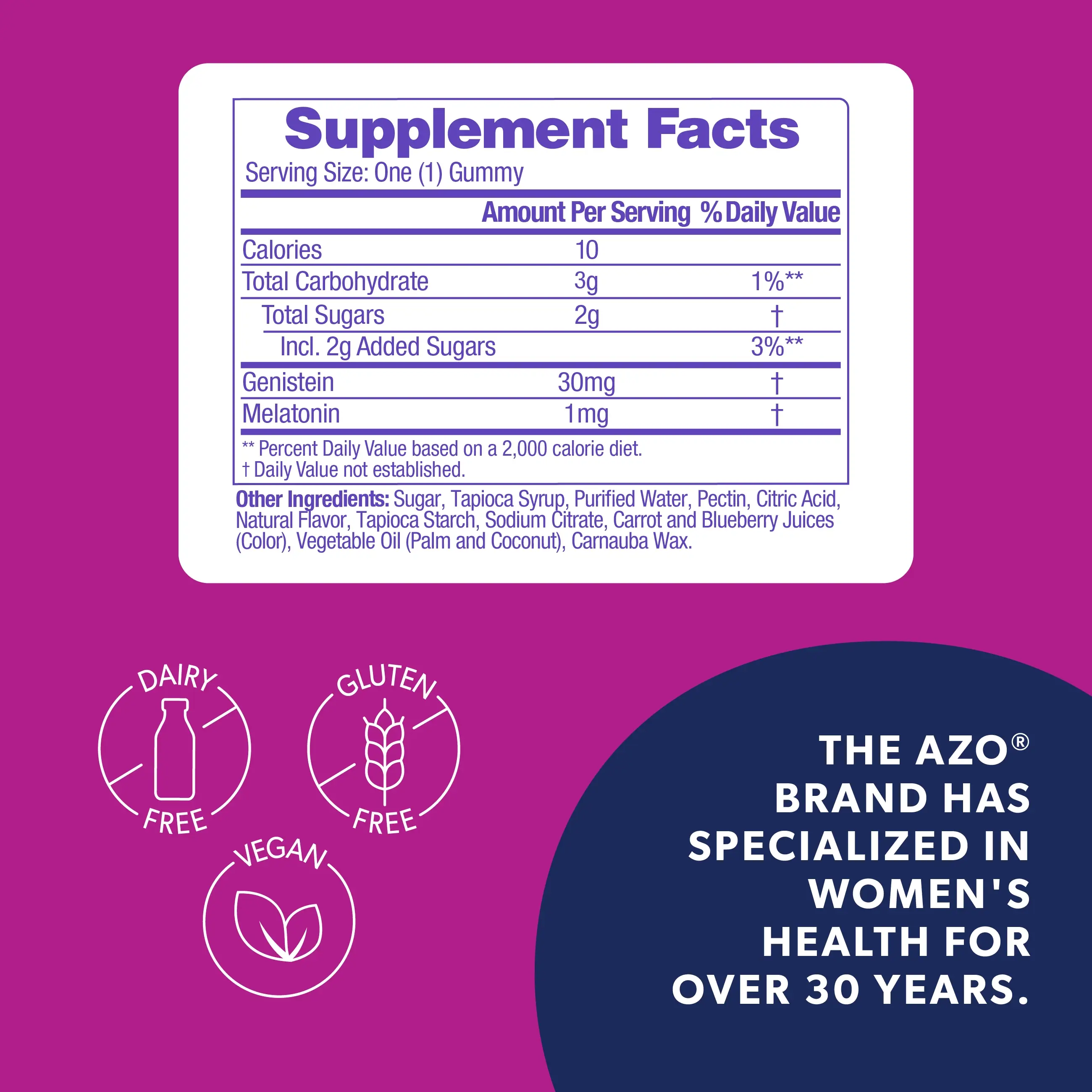 AZO® Menopause Relief Nighttime Gummies - Image 5