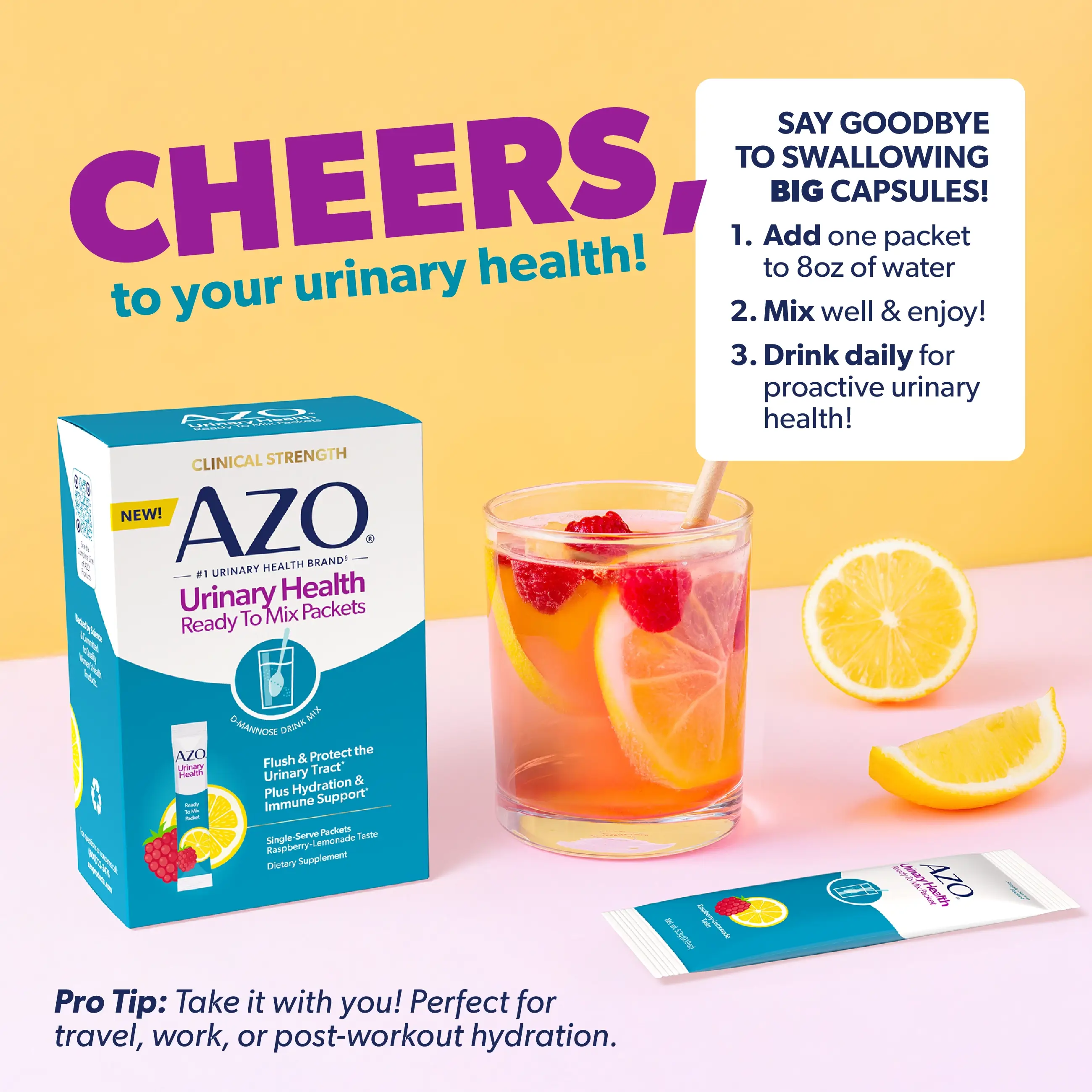 AZO® Urinary Health Ready to Mix Packets - Image 7