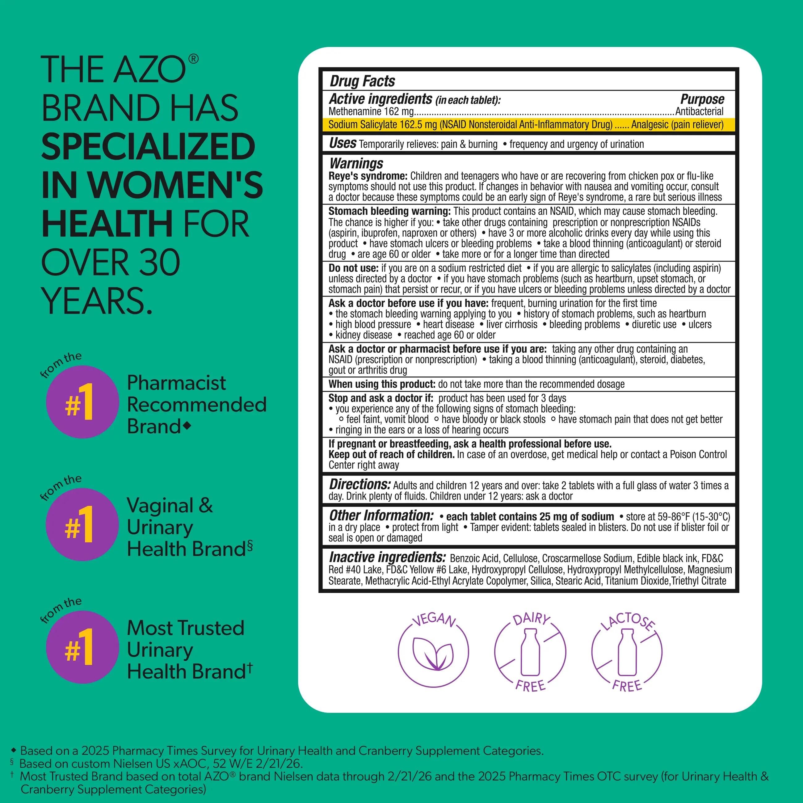 AZO® Urinary Tract Defense Tablets - Image 3