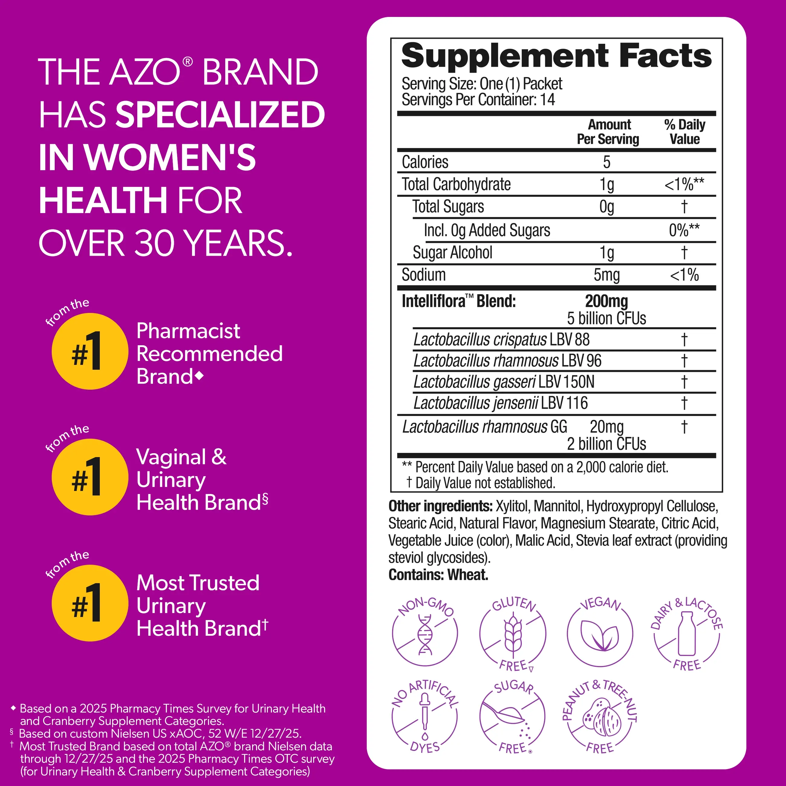 AZO® Vaginal Probiotic Mini-Chews Packets - Image 4
