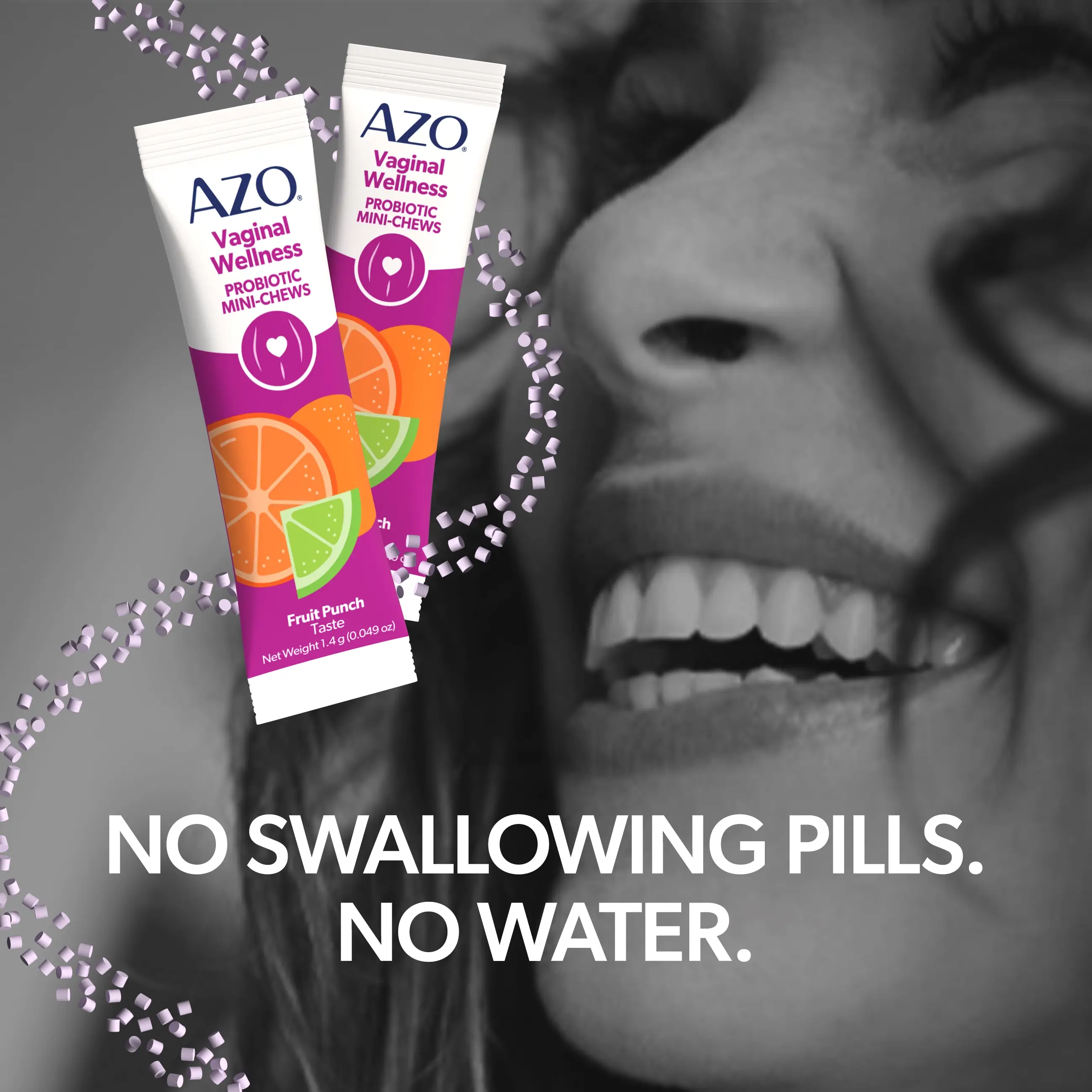 AZO® Vaginal Probiotic Mini-Chews Packets - Image 5