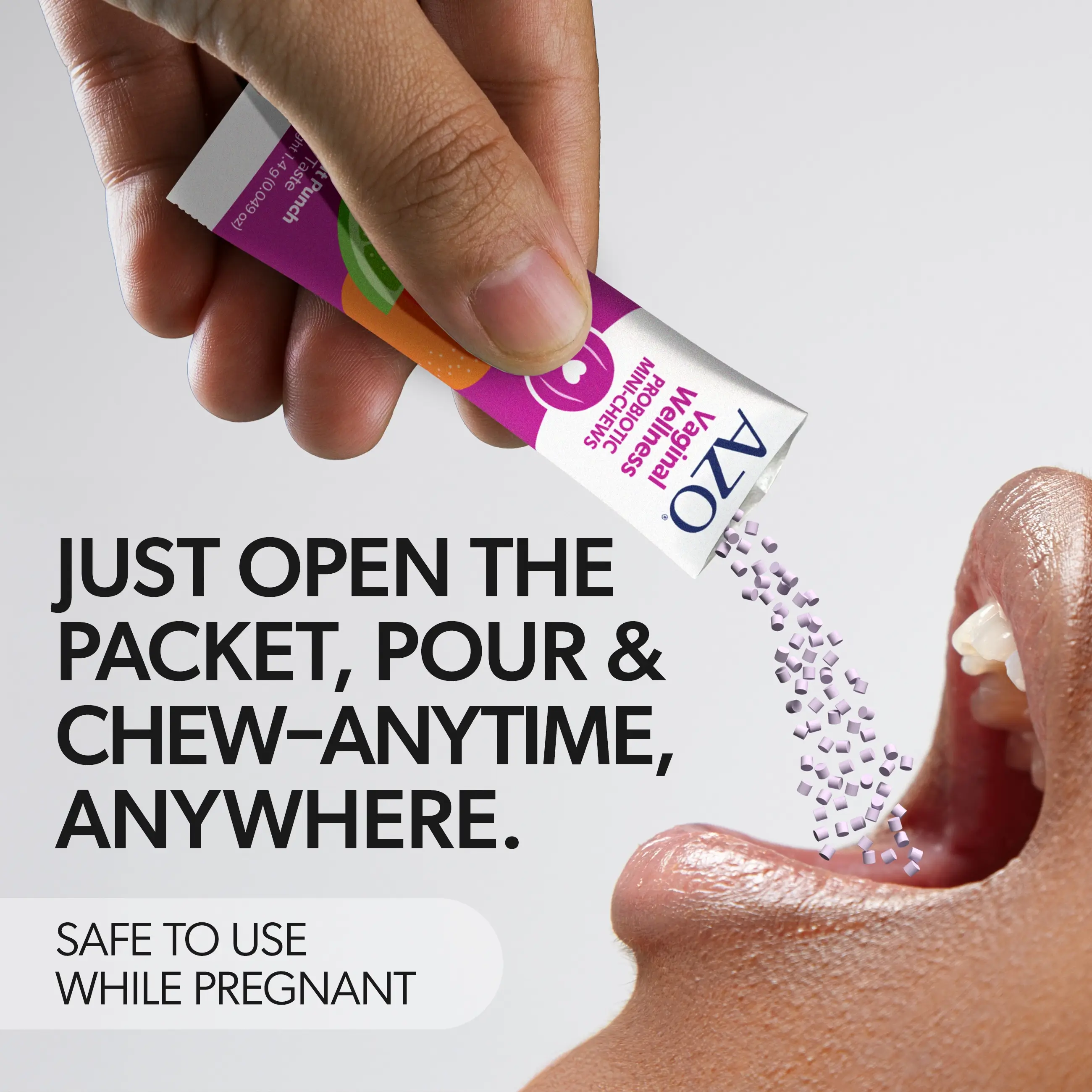 AZO® Vaginal Probiotic Mini-Chews Packets - Image 8